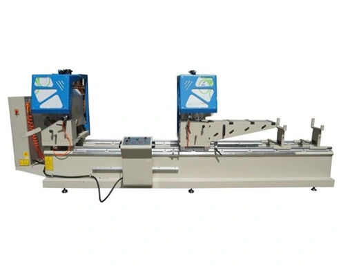 Double Head Aluminium Cutting Mitre Saw PVC Window Cutting Machinery for 45 Degree 90 Degree